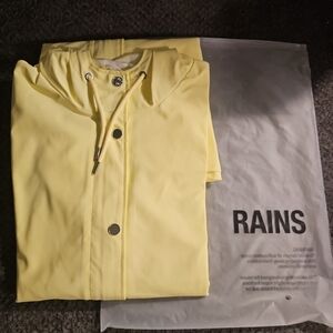 Rains Yellow Raincoat, NWT